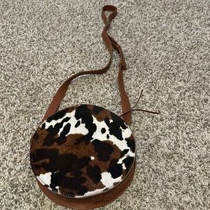 Madewell cow print bag